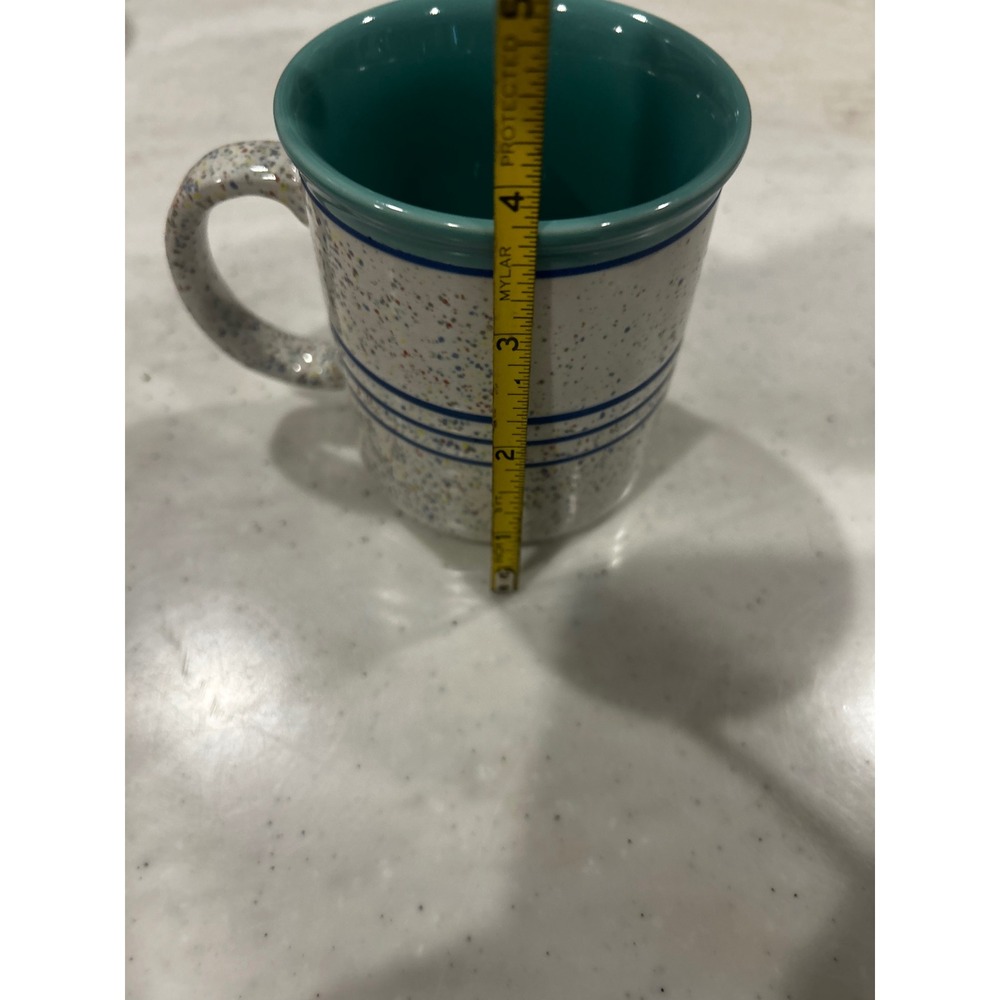 Salt Lake City Souvenir Coffee Mug Confetti Textured Ceramic BEAUTIFUL Colorful - Picture 9 of 9